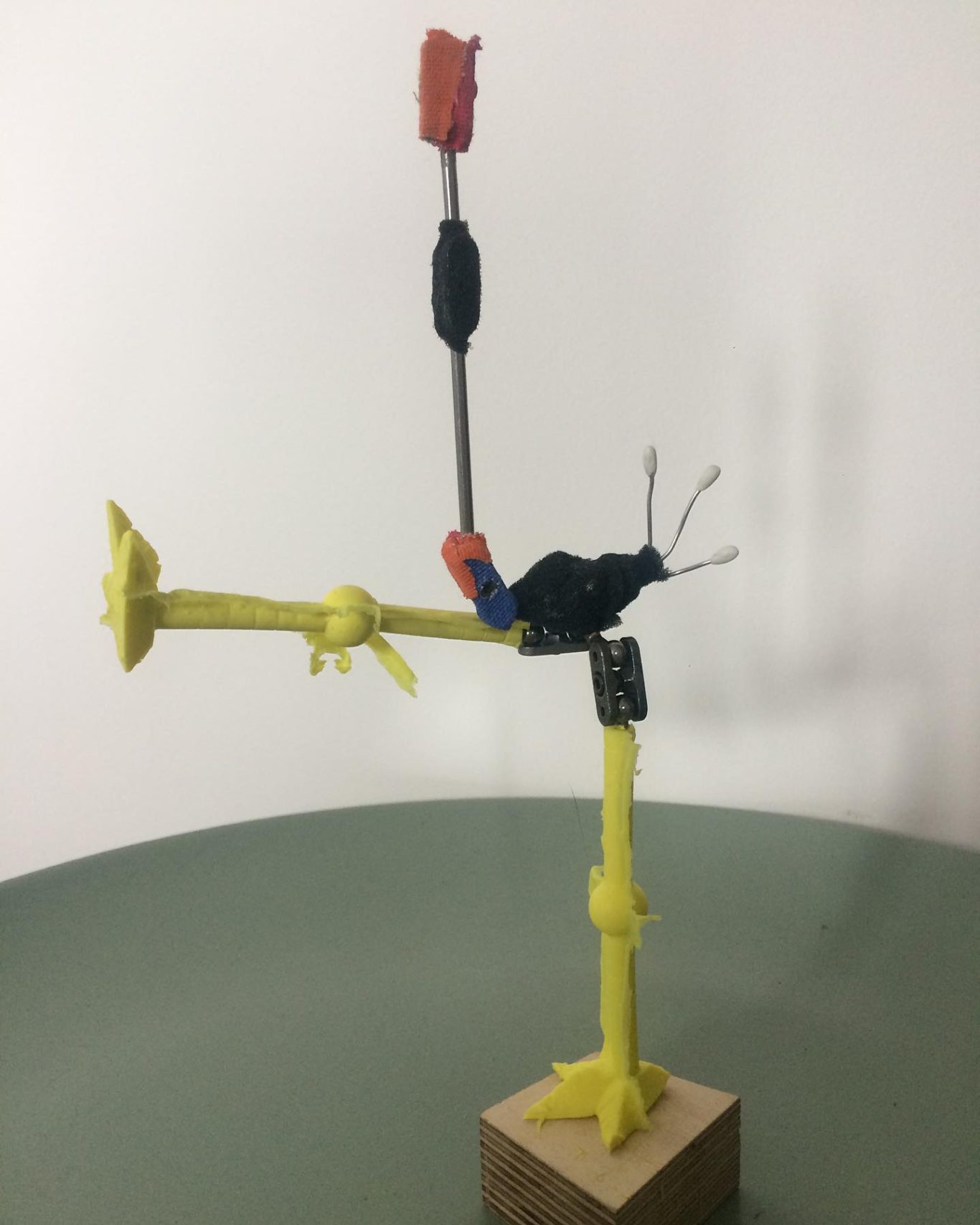 Adult Seagull Armature and Silicone Legs