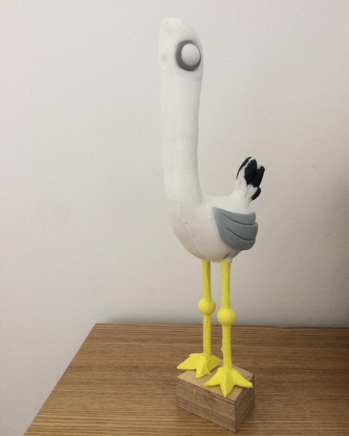 Adult Seagull Finished Silicone Body
