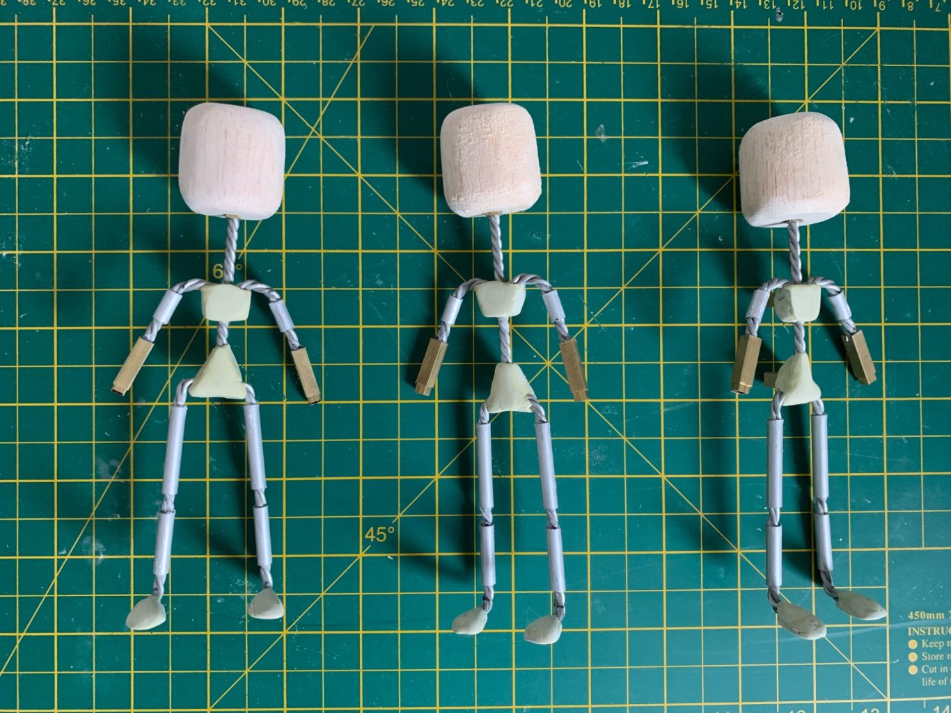 Finished Armatures Front