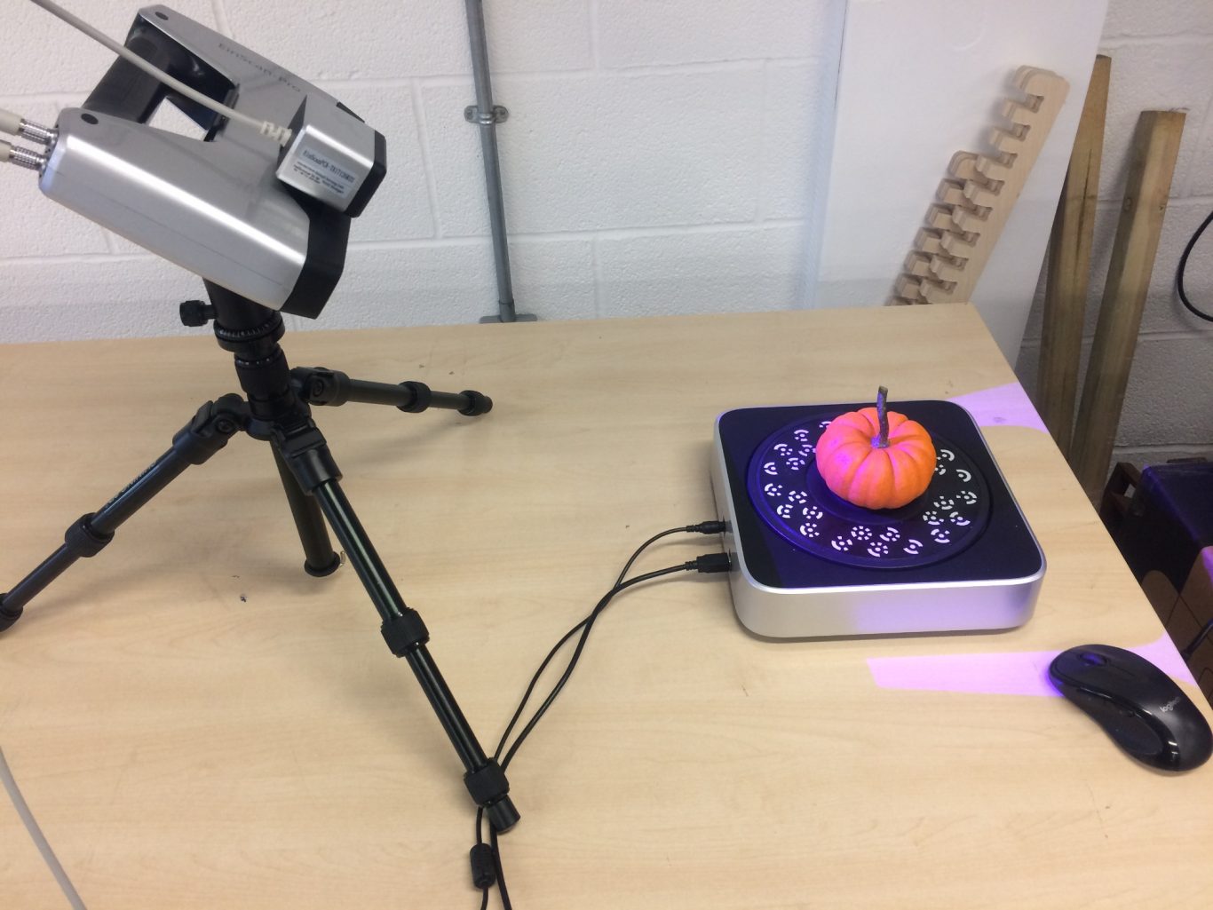Scanning pumpkin