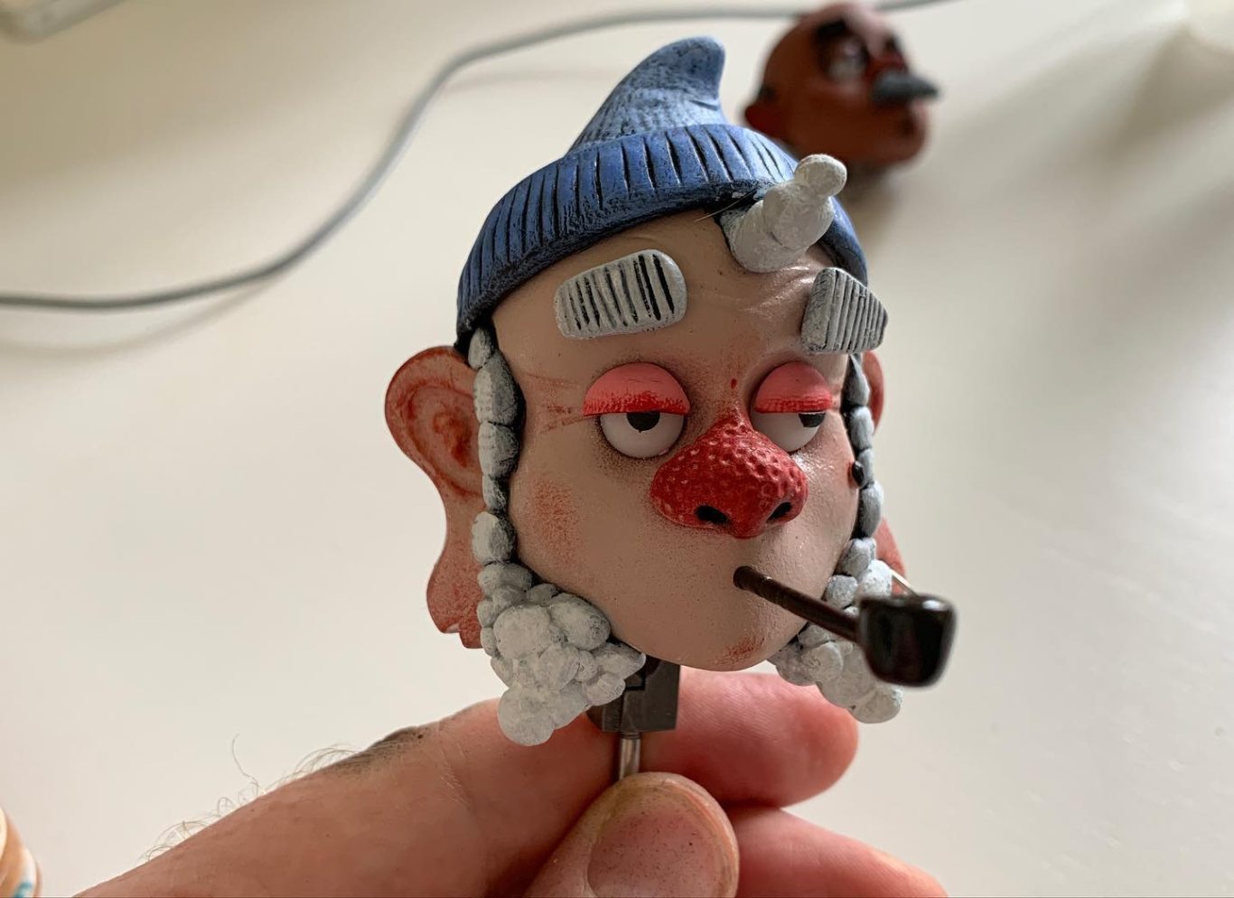 Fisherman Character with Pipe Accessory