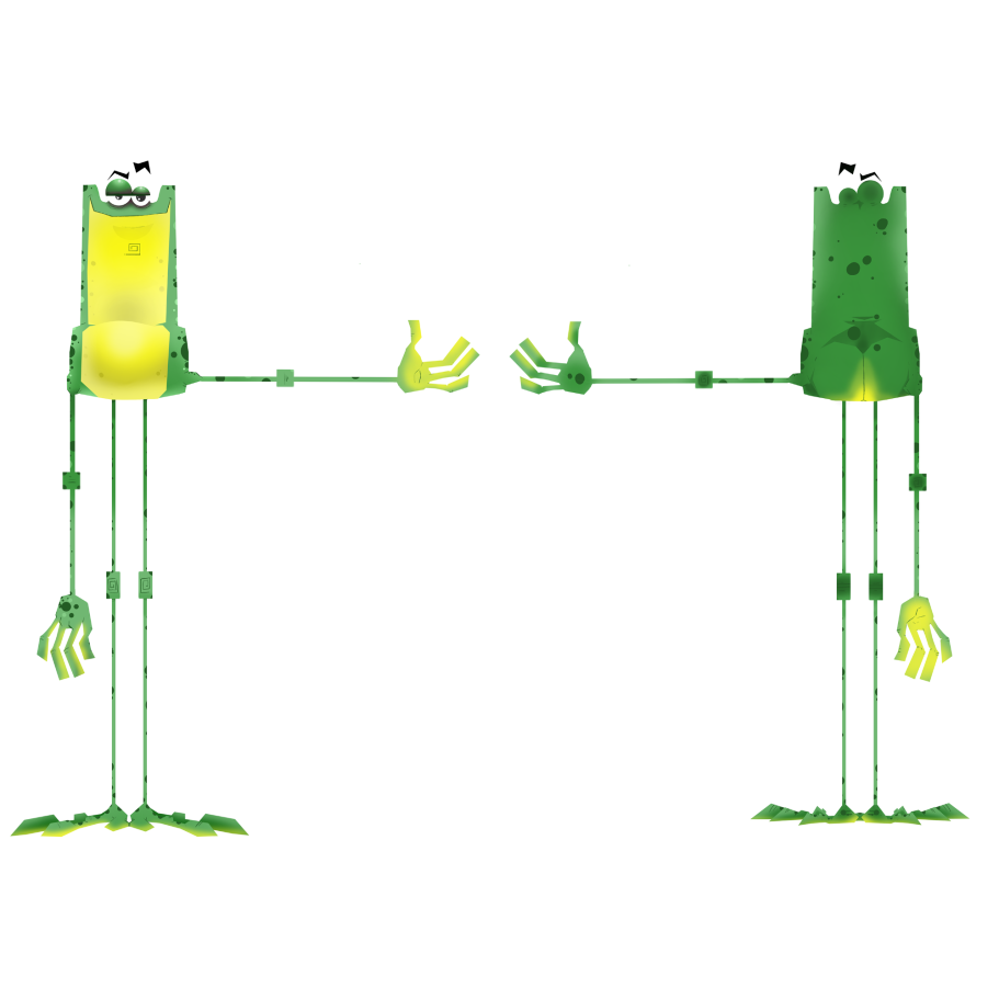 The Frunny model sheet