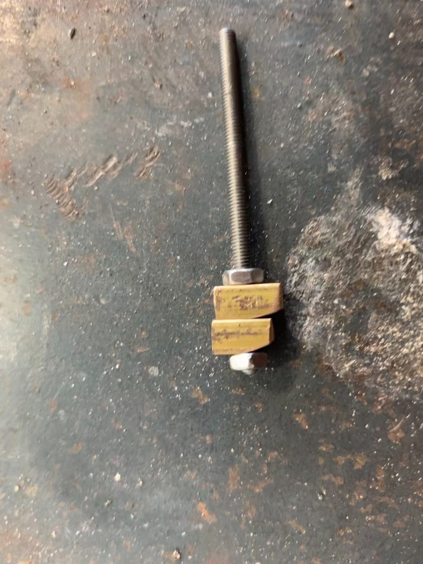 Making the toes in brass