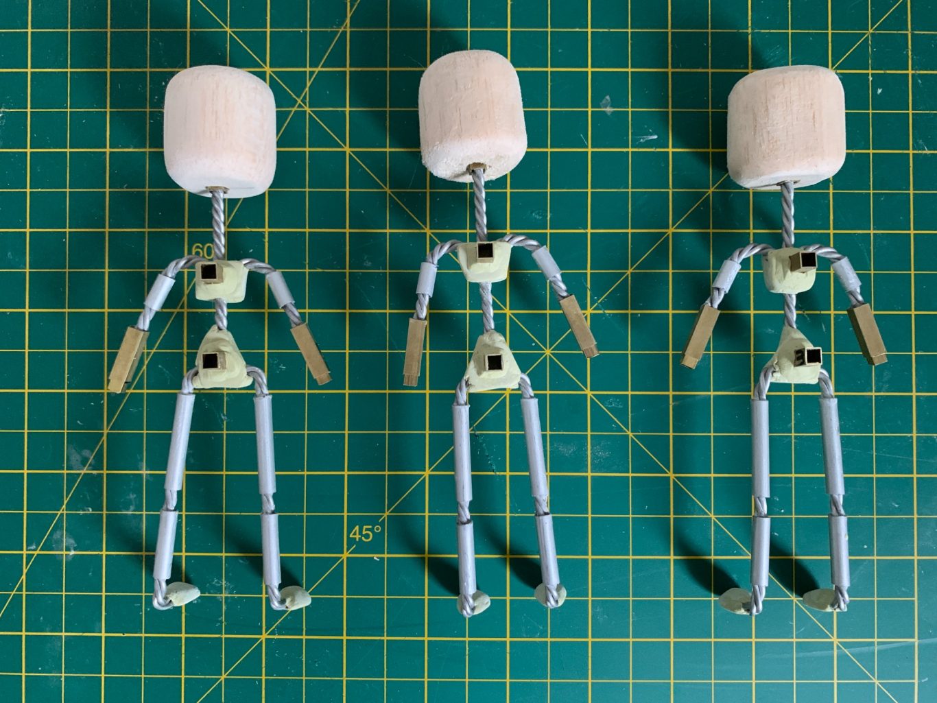 Finished Armatures Back