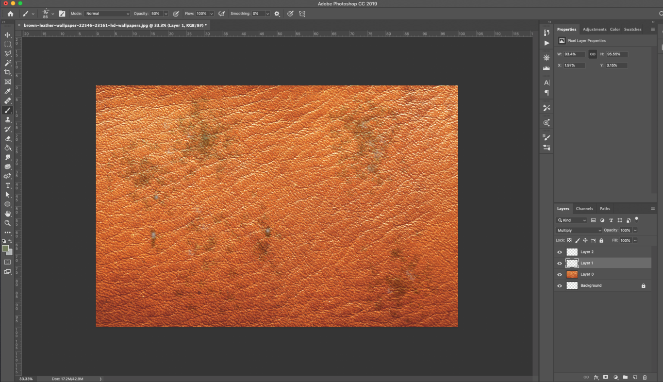 Testing different skin textures UV maps